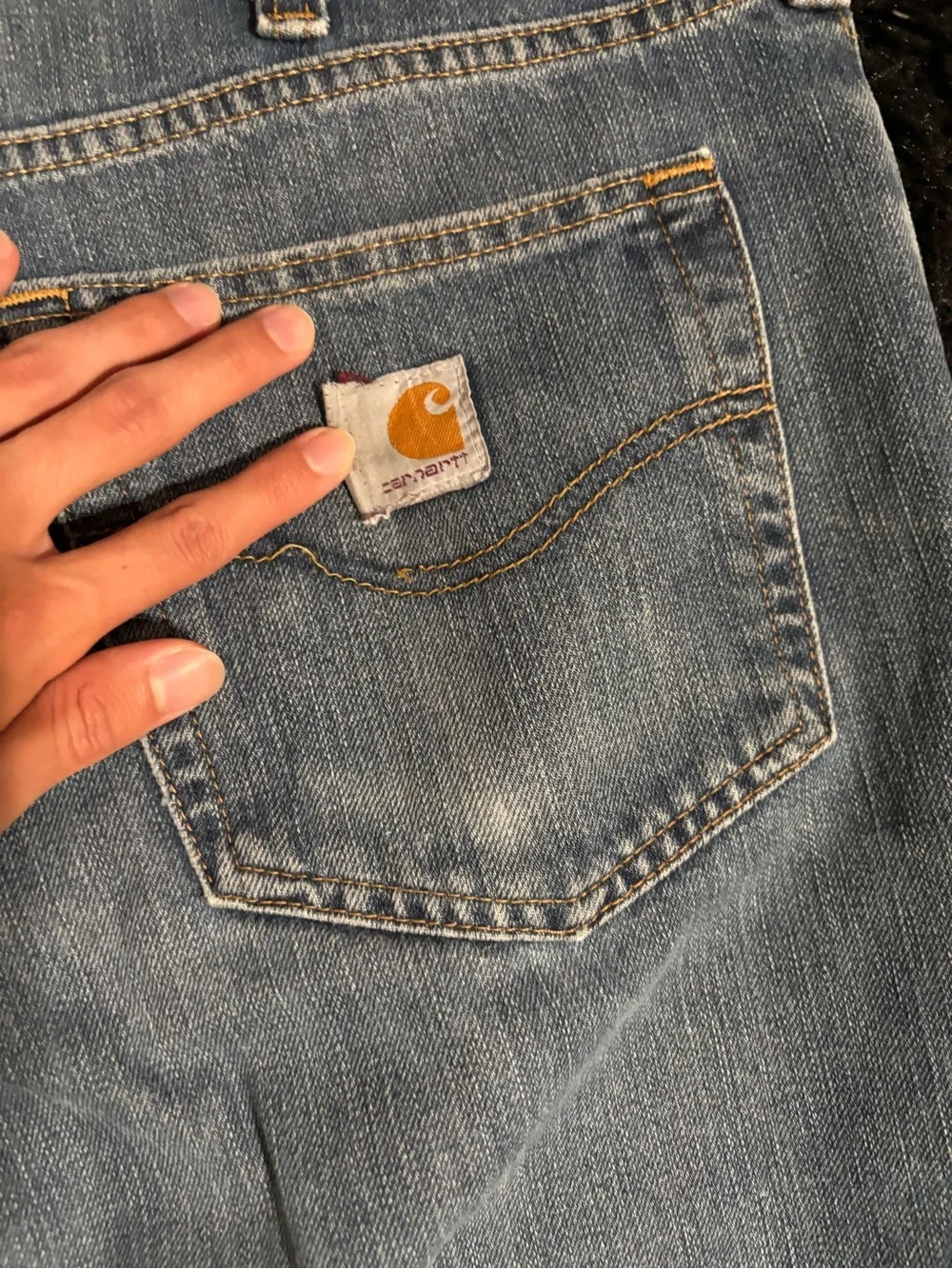 Vintage Carhartt Straight-Leg Work Jeans